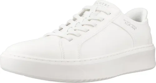 Skechers Court Break Herren Sneaker Weiß EU 46 - Sneaker für Herren mit innovativer Hands Free Slip-ins™-Technologie. Genießen Sie Komfort und Stil dank der Air-Cooled Memory Foam Innensohle und der flexiblen Laufsohle.