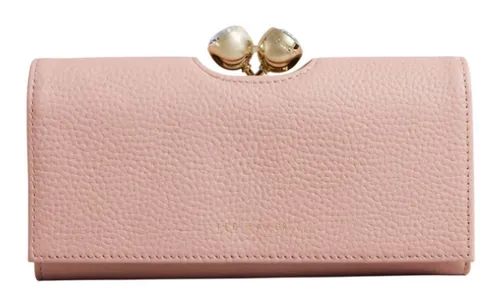 Ted Baker Rosyela Geldbörse aus Leder – 19 cm in Rosa - Elegante Portemonnaie aus hochwertigem Leder, bietet stilvolle Aufbewahrung und ausreichend Platz für Karten und Bargeld.
