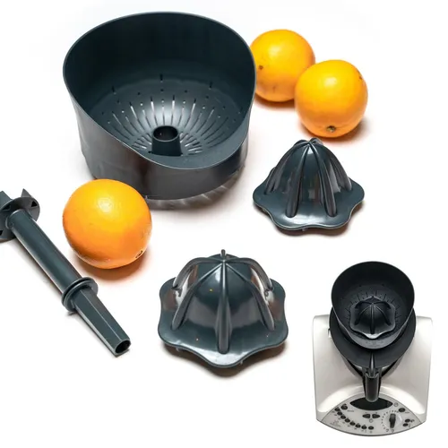 mixcover Saftpresse für Vorwerk Thermomix TM31 Gerät mit Ebook Rezeptheft - Entsafter Orangenpresse elektrisch Zitruspresse Dampfentsafter Orangenpresse entsafter Thermomix Granatapfelpresse