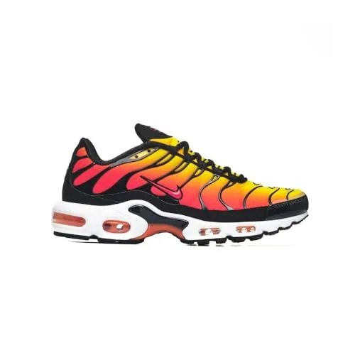 Nike Air Max Plus Sneaker 44 EU - Sportlich und Bequem - Sneaker in Größe 44 (10), Farbe BLACK/PIMENTO-BRIGHT CERAMIC-RESIN, mit herausragendem Tragekomfort für aktiven Lifestyle.