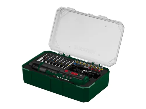 PARKSIDE® 4 V Akku-Stabschrauber »PASS 4 A1« mit Bit-Set - Kraftvoller 4 V Akku-Stabschrauber mit 5 Drehmomentstufen und integriertem Batterie-Management-System für optimale Leistung. Ideal für Heimwerkerprojekte und einfach in der Handhabung.