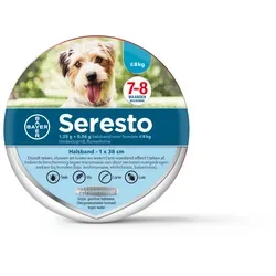 Seresto Halsband für kleine Hunde – 1 Packung - Effektiver Schutz vor Flöhen und Zecken für kleine Hunde. Das Halsband bietet langanhaltenden Schutz und ist bequem zu tragen.