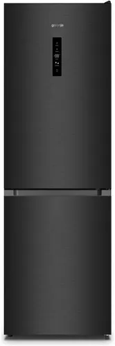 Gorenje NRK619CABXL4 Kühl-Gefrierkombi - Freistehende Kühl-Gefrierkombination mit 304 l Kapazität, energieeffizient (155 kWh/Jahr) und frostfrei, ideal für moderne Küchen.