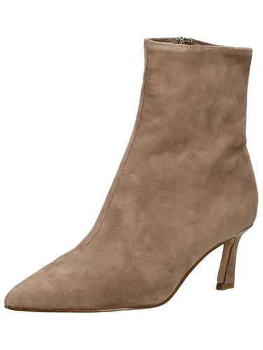 STEVE MADDEN Stiefelette Veloursleder braun 42 EU - Wanderschuhe, elegante Stiefelette aus hochwertigem Veloursleder mit 6 cm Trichterabsatz, ideal für stilvolle Outfits und bequemen Tragekomfort.