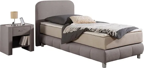 Home affaire Boxspringbett Cesson, in verschiedenen Breiten, inkl. Topper, wahlweise in H2, H3 oder H4 erhältlich