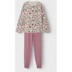 Name It Pyjama NKFNIGHTSET NOSTALGIA FLOWER NOOS (Set, 2 tlg) in Basic-Form rosa 158 EU