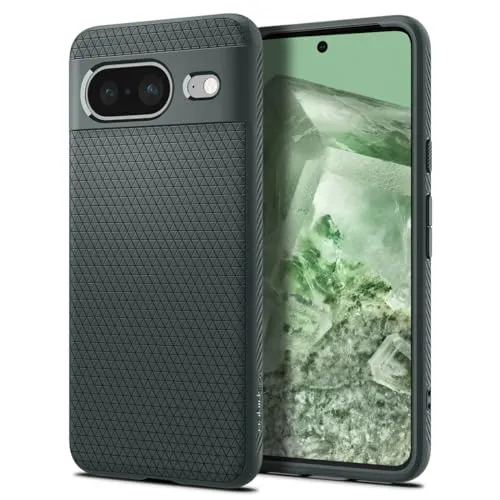 Spigen Liquid Air Hülle Kompatibel mit Google Pixel 8 -Abyss Green