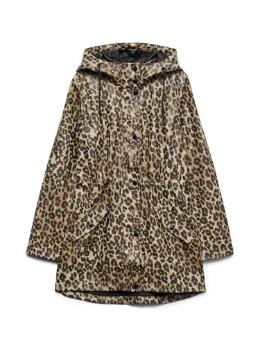 Outdoorjacke VERO MODA "VMMALOU COATED PRINTED JACKET NOOS" - Funktionsjacke für Damen, modisch mit bedrucktem Design, ideal für Sport und Freizeit. Leichtes, pflegeleichtes Material sorgt für Komfort auch nach langen Tagen.