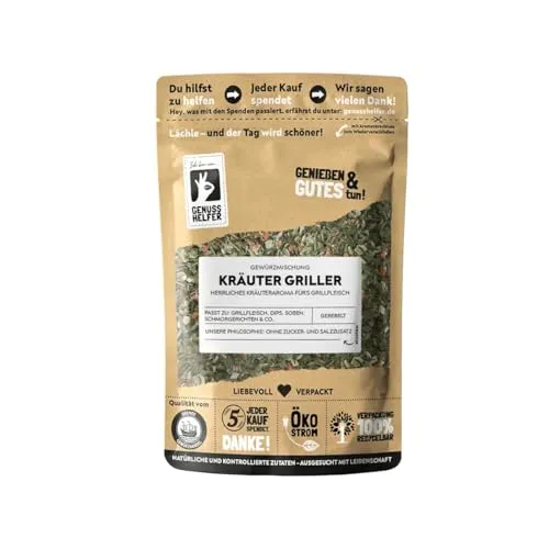 Bremer Gewürzhandel Kräuter Griller Gewürzmischung, gerebelt, zum Würzen und Marinieren von Grillfleisch, ideal für Dips und Saucen, 100g