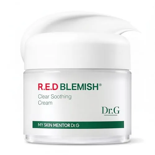 Dr.G Rot Makel Lindernde Creme 70ml - Feuchtigkeitscreme für alle Hauttypen, alkoholfrei und ohne Farbstoffe. Ideal zur täglichen Pflege von Gesicht, Hals und Körper.