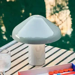 Außenleuchte HAY, Pao Portable, dimmbar, Grau, für Wohnzimmer, Kunststoff, Design - 23