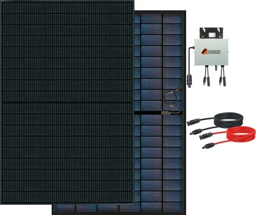 Schwaiger Balkonkraftwerk 860 Wp mit Wifi - Effizientes Balkonkraftwerk in Rot, aus hochwertigem Aluminium, ideal für die nachhaltige Energiegewinnung zu Hause. Mit intelligenter Wifi-Funktion für einfache Überwachung und Steuerung.