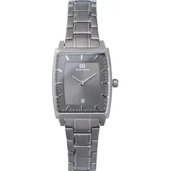 Danish Design Damen Armbanduhr IV64Q715 TITANIUM - Elegante Armbanduhr aus Titan für Damen mit grauem Zifferblatt und mineralischem Glas. Robuste Bauweise und modernes Design machen sie zum idealen Begleiter für jeden Anlass.