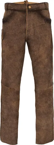 Maddox Lederhose BARMSEE – Traditionelle Eleganz - Lange Lederhose aus weichem Leder, ideal für kühlere Tage. Die BARMSEE vereint Komfort und Stil mit dezenten Stickereien und einer ansprechenden Farbe. Perfekt kombinierbar für festliche Anlässe.
