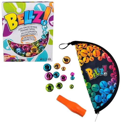Bellz! – Das Magnetspiel für die ganze Familie mit Geschenktasche - Bellz! sorgt für spannenden Spielspaß für Groß und Klein. Mit Magnetstab und bunten Glöckchen fördert es Geschicklichkeit und strategisches Denken. Ideal für unterwegs – perfekt für den nächsten Familienabend!