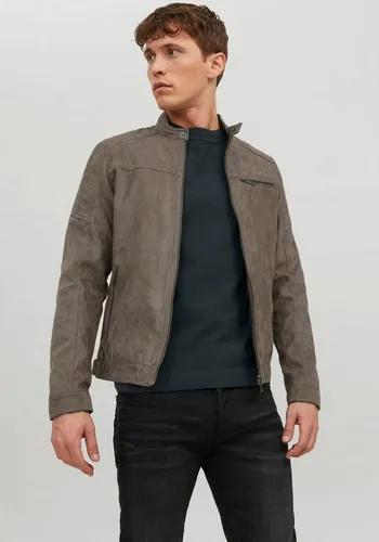 JACK & JONES Herren Jacke Falke, Größe L - Modische Funktionsjacke für Herren mit Reißverschluss und langem Arm, ideal für jede Gelegenheit. Hergestellt aus 100% Polyester, perfekt kombinierbar mit Jeans für einen stylischen Look.