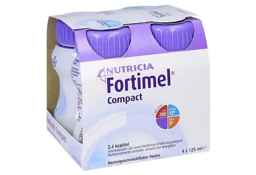 Nutricia Milupa GmbH Trinkbeutel Fortimel Compact 2.4 Vanille – Laktosefreie Trinknahrung & Ergänzungsn