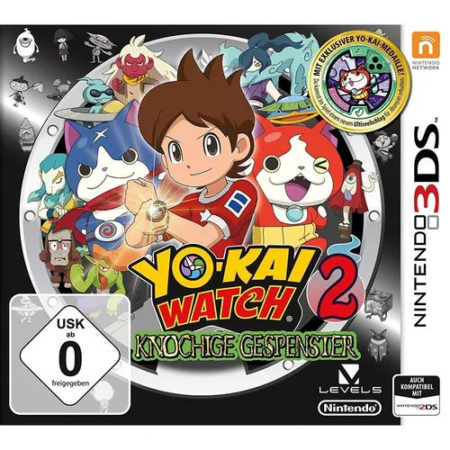 YO-KAI Watch 2 Knochige Gespenster inkl. Medaille Nintendo 2DS 3DS (XL) NEU&OVP
