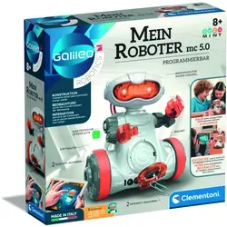 Clementoni Galileo Robotics Mein Roboter MC 5.0 - Robotik-Baukasten für Kinder ab 8 Jahren, spielerisch Programmieren lernen und technische Fähigkeiten fördern