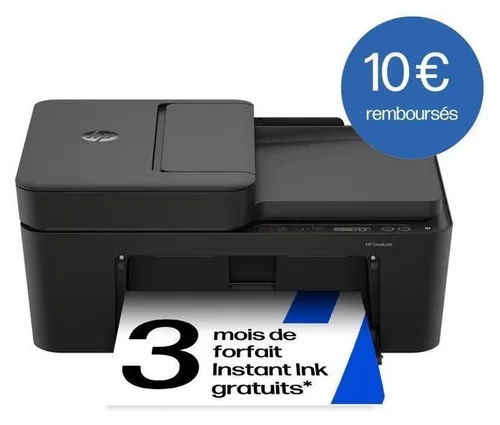 HP DeskJet 4310 Wireless All-in-One Drucker - Grau - Vielseitiger Drucker mit WLAN und automatischem Dokumenteneinzug. Erleben Sie schnellen Farbdruck und einfache Kopier- und Scan-Funktionen für Zuhause und Büro.