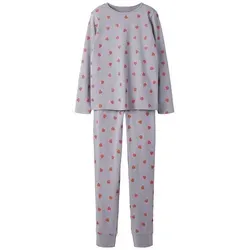 Name It Schlafanzug NKFNIGHTSET LAVENDER HEARTS NOOS (Set, 2 tlg) im tollen Herzen-Alloverdruck lila 146/152 EU
