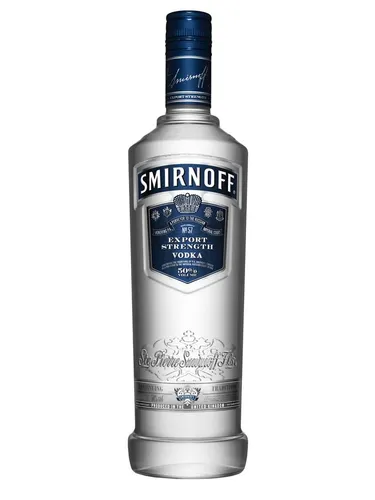 Smirnoff Blue Vodka 50% Vol. 1l - Premium Wodka mit 50% Vol., perfekt für Cocktails und Mixgetränke, sorgt für ein intensives Geschmackserlebnis.