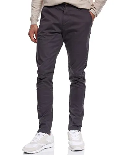 Indicode Herren Cherry Chinohose Stretchhose | Bequeme Chino für stilvolle Sommeroutfits - Wanderhosen mit hohem Baumwollanteil und anpassungsfähigem Stretch für optimalen Tragekomfort und einen modernen Look. Ideal für entspannte Sommeroutfits!