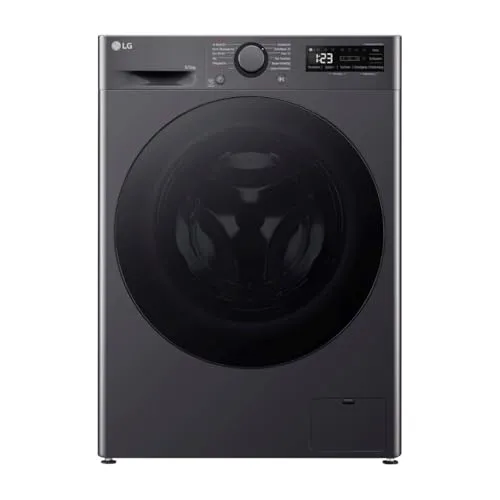 LG V5WD95SLIMB Stand Waschtrockner 5kg/9kg - Waschtrockner mit AI DD für 18% mehr Gewebeschutz und AquaControl, ideal für platzsparende Haushalte.