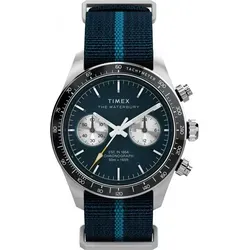 Timex Waterbury Heritage Chronograph Herrenuhr Timex-TW2Y39000 - Blau