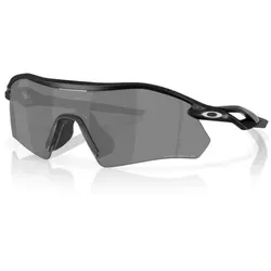 Oakley Radar Plate Matte Black Prizm Black Polarized - Sportbrille mit verbessertem Brückensichtfeld, Unobtainium-Nasenpads und rutschfesten Ohrbügeln für optimalen Halt und Komfort. Erlebe mit Prizm Lens Technology lebendige Farben und Kontraste.