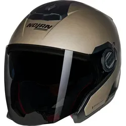 Nolan N40-5 Classico Nobile 317 Jethelm - Matt-Beige - L - Motorradhelm mit Airbooster-Technologie für optimale Belüftung und Komfort. Ultraweites Visier für maximale Sicht und Sicherheit, ideal für städtische und außerstädtische Fahrten.