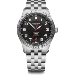 Victorinox Airboss Mechanical Herren Armbanduhr Ø 42 mm - Armbanduhren für Herren, Swiss Made, wasserdicht bis 100 m und mit kratzfestem Saphirglas für höchste Langlebigkeit und Stil