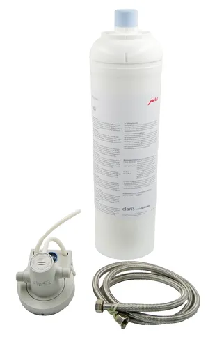 JURA Wasserfilter F3300 für Festwasser (70332J) - Frisch gefiltertes Kaffee- und Teewasser - Wasserfilter für Festwasseranschluss, sorgt für höchste Wasserqualität und ist ideal für JURA Vollautomaten. Modular aufgebaut mit einfacher Installation und hoher Filterkapazität von bis zu 3.300 Litern.