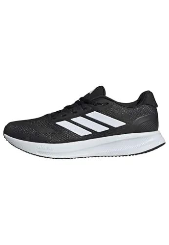 adidas Herren Runfalcon 5 Wide Running Shoes - Laufschuhe mit breiter Passform und atmungsaktivem Mesh-Obermaterial, ideal für Komfort und Unterstützung beim Laufen.