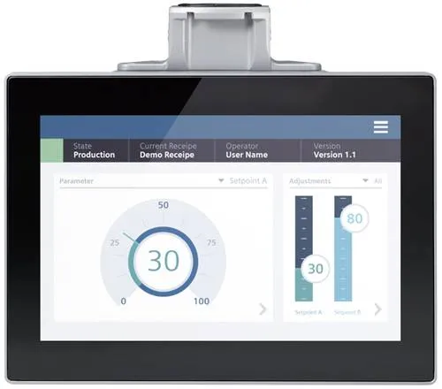Siemens 6AV2128-3MB57-0AX0 SPS-Bedienpanel - Siemens HMI Bedienpanels mit 12,1" Widescreen-TFT-Display, IP65 Schutzart und Multitouch-Technologie für maximale Bedienfreundlichkeit und flexible Montagemöglichkeiten.