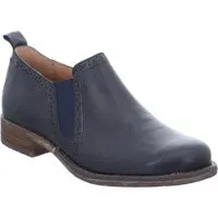 JOSEF SEIBEL Damen Slipper Sienna 91 | Blau | Größe 36 - Robuster blauer Slipper aus Nappa-Leder mit elastischem Einsatz für einfachen Einstieg. Leicht und bequem, ideal für entspannte Freizeitmomente.