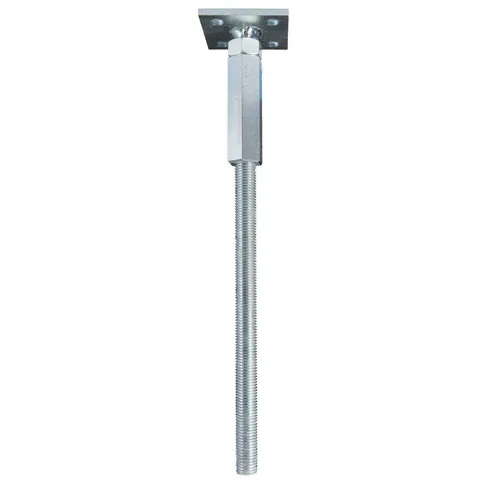 Pfostenträger Siggi 100 x 100 mm höhenverstellbar zum einbetonieren GeZu Impex