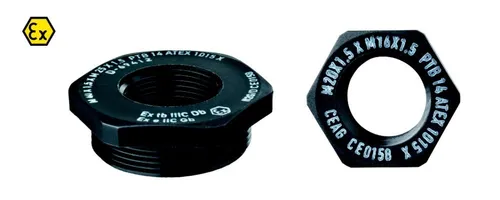 Stk. Jacob GHG9601946R0070 Reduzierring Ex-Reduktion 20 - 20 Stück Reduzierring M16x1,5 für explosionsgeschützte Anwendungen. Ideal für den professionellen Einsatz in der Elektroinstallation. Hergestellt aus hochwertigem Polyamid.