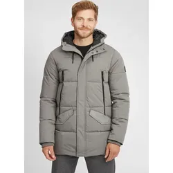 INDICODE IDCavert Herren Winterparka - Grau - XL - Stylischer und warmer Parka mit Kapuze, ideal für kalte Tage. Hergestellt aus hochwertigem Ripstop Material und mit praktischen Taschen ausgestattet, bietet dieser Parka sowohl Komfort als auch Funktionalität.