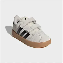 adidas Unisex Baby VL Court 3.0 Schuhe für Kleinkinder - Bequeme Kleinkinderschuhe mit regulärer Passform und Klettverschluss. Das Synthetik-Obermaterial sorgt für Langlebigkeit und die vulkanisierte Gummiaußensohle bietet besten Halt.