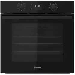 Bauknecht BBA285HU0K Einbau-Backofen mit PowerHeißluft - Einbau-Backofen mit 71 L XXL-Garraum für gleichzeitiges Kochen auf drei Ebenen und optimierter Funktion für große Fleischstücke. Genießen Sie Restaurantqualität zu Hause!