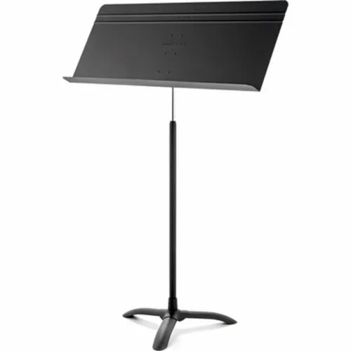 Manhasset Fourscore Model 51 - Stabiler Orchesterpult für Gruppen, extra breite Notenauflage für bis zu 4 Blätter, höhenverstellbar von 66 bis 122 cm