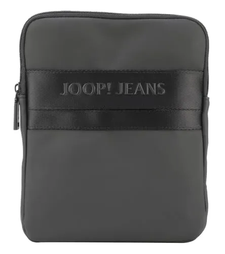 JOOP! Modica Nuvola Liam Reporter Bag XS Black - Herren-Schultertaschen, stilvolle Umhängetasche mit verstellbarem Schulterriemen und kompakten Maßen für einen modischen Auftritt.