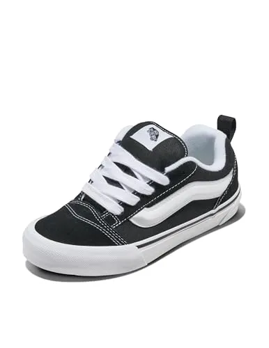 Vans Knu Skool Sneakers Kinder - 28 - Sneaker für Jungen im klassischen Stil, aus langlebigen Materialien mit rutschfester Gummisohle für besten Halt. Ideal für täglichen Gebrauch und Freizeitaktivitäten.