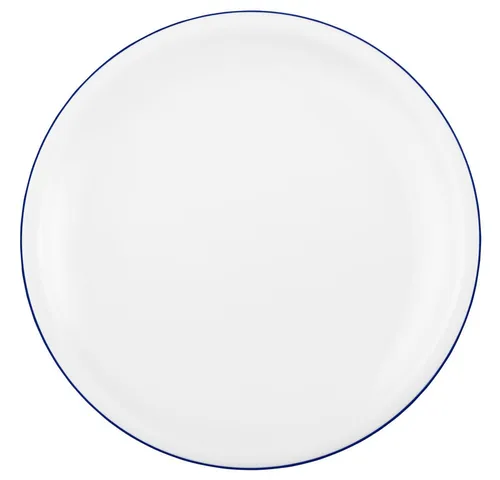 Seltmann Weiden Geschirr-Set Frühstücksteller 19 cm Fahne Compact Blaurand 10795 von Seltmann Weide, Porzellan