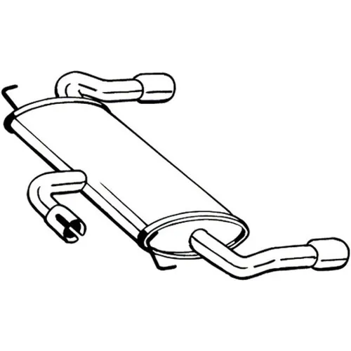 BOSAL 154-507 Endschalldämpfer für FORD Kuga Mk2 (DM2) - Schalldämpfer & Resonatoren, einfach zu installieren mit 100% Passgenauigkeit für eine optimale Abgasführung und Geräuschdämmung.