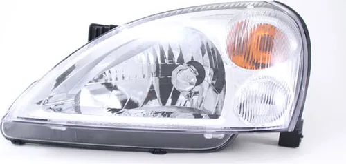 Frontscheinwerfer für Suzuki Liana ER 03/02 - Links mit Leuchtmittel - Beleuchtungstechnik: Halogen, inklusive Leuchtmittel, ideal für sichere Fahrten bei Nacht und schlechten Sichtverhältnissen.