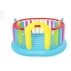 Bestway Bouncetopia 93561 Hüpfburg für Kinder - Spielplätze: Aufblasbare Hüpfburg mit integrierter Elektropumpe für schnelles Aufblasen, sichere transparente Wände und max. Tragfähigkeit von 85 kg – ideal für Kinder ab 3 Jahren!
