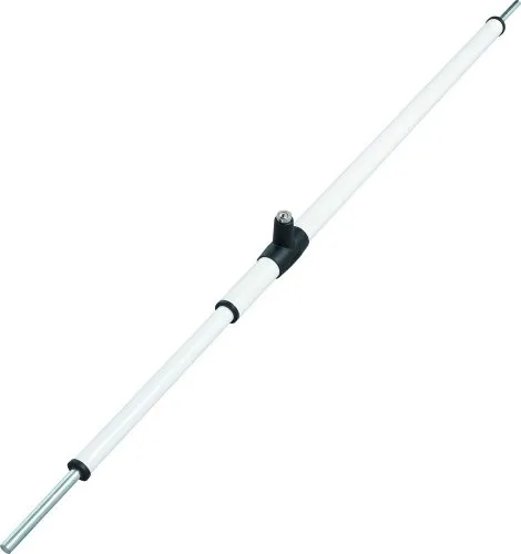 ABUS Teleskopstange Tele-Z 140 gleichschließend - Fenstersicherung für Dreh-/Kipp- und Klappfenster, 140 cm aus robustem Stahl, abschließbar mit Schlüssel für zusätzliche Sicherheit.