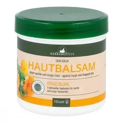 HERBAMEDICUS Calendula Balsam-Salbe 250ml - Bodylotions - Natürlicher Balsam mit Ringelblumenextrakt, ideal zur Pflege von spröder und rissiger Haut, perfekt für Senioren und Kleinkinder.